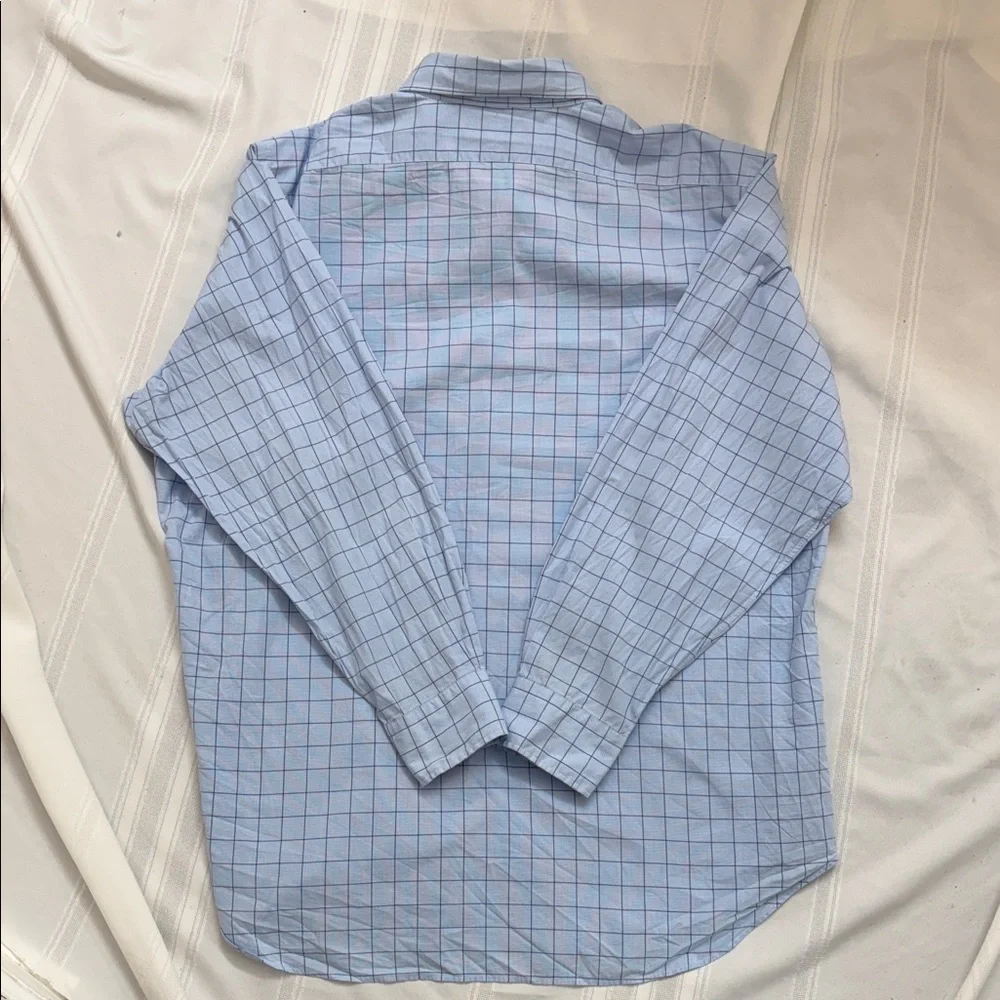 Polo‎ by Ralph Lauren Men's Light Blue Plaid Shirt
